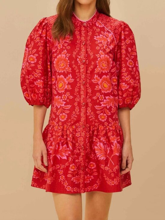 FARM Rio Dresses & Skirts - NWT FARM Rio Red Olivia Mini Dress